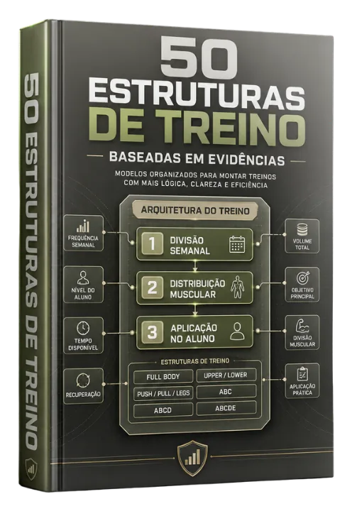 Mockup do bônus 50 Estruturas de Treino Baseadas em Evidências